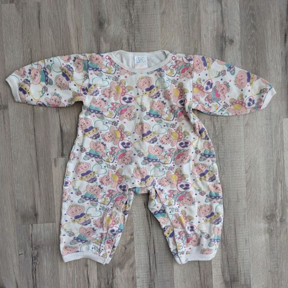3/$20 Vintage Cotton Club Ballet Dancing Bears Playsuit, 24mo (K3) - Picture 1 of 7